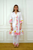 Mahira White Floral Pakistani Kurta Set